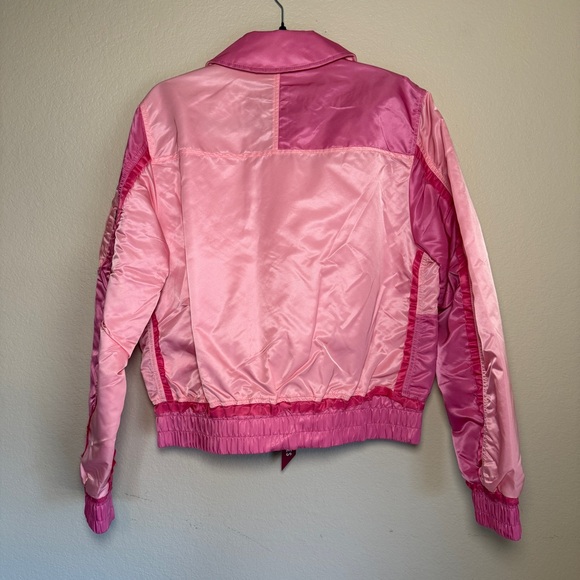 NWT Alpha Industries CWU 45/P Pink Rose Colorblock Bomber Jacket Small Y2K - Picture 13 of 13
